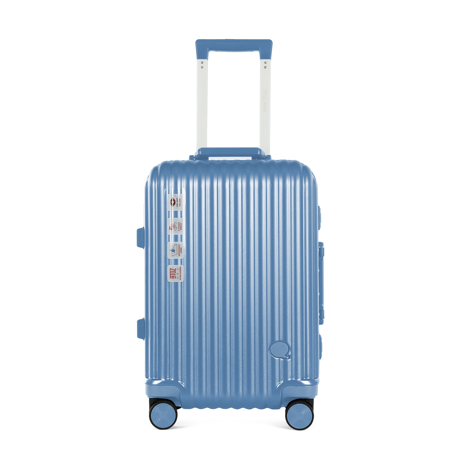 A To Z Pro Aliframe Handbagage 55cm Aluminium Licht blauw