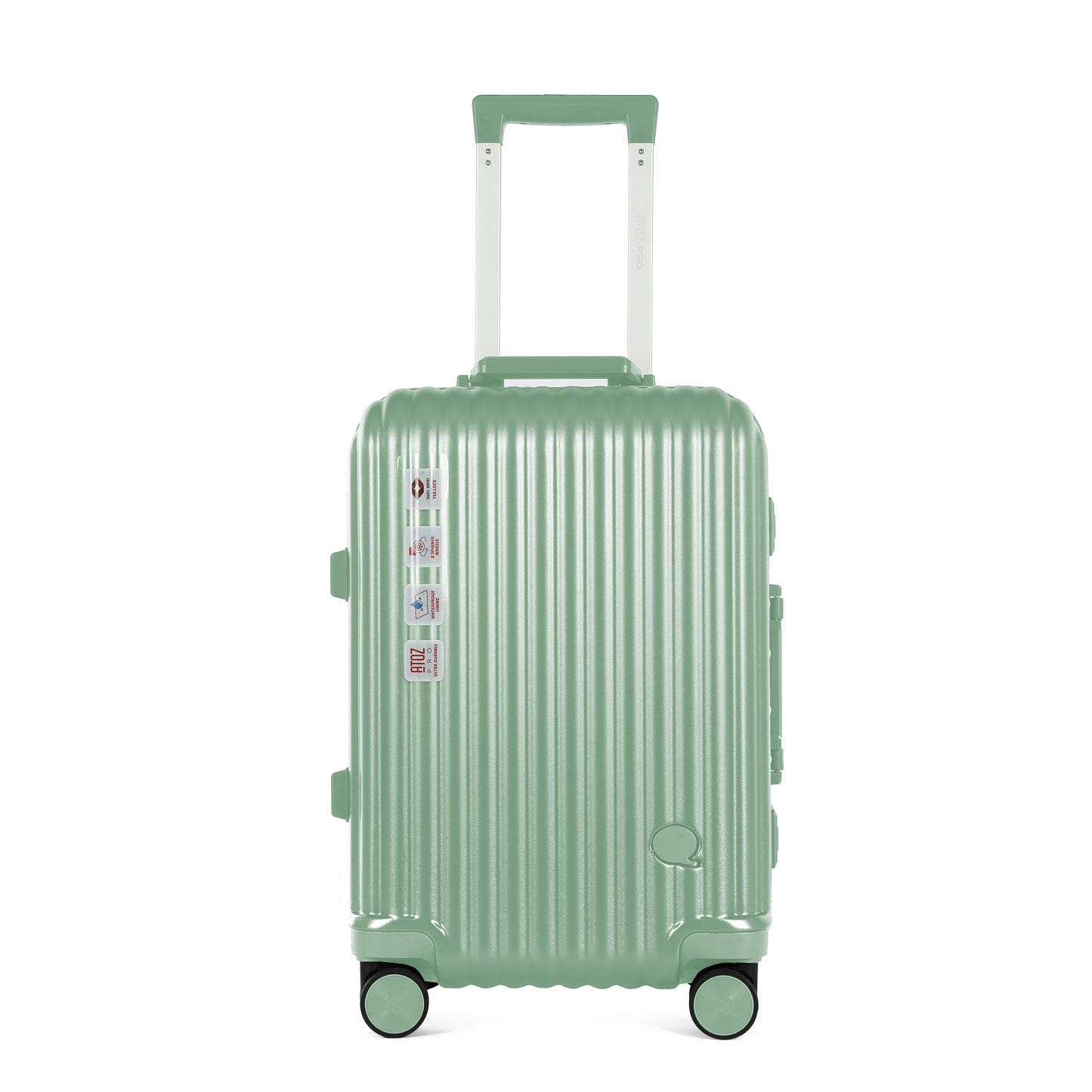 A To Z Pro Aliframe Handbagage 55cm Aluminium Licht groen