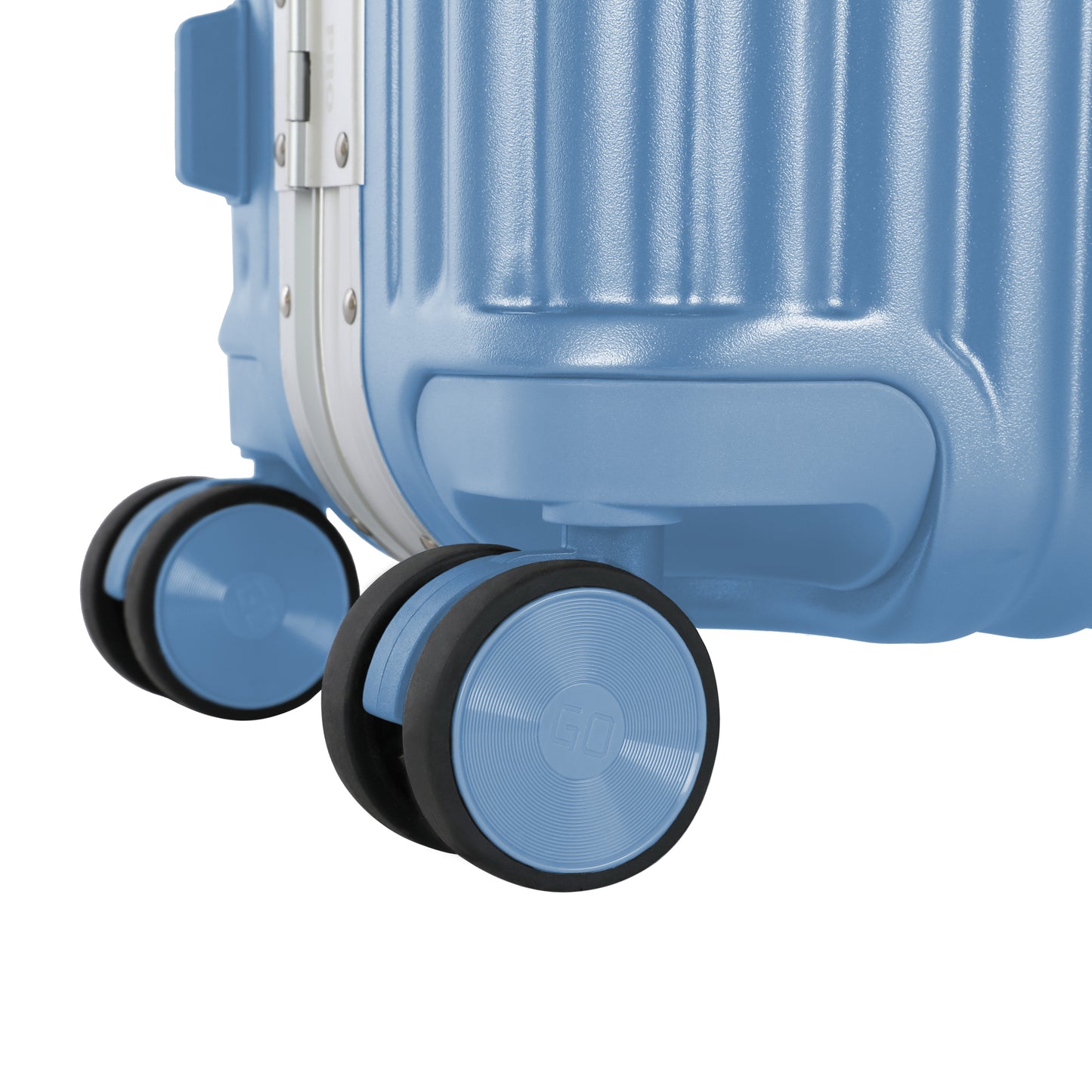 A To Z Pro Aliframe Handbagage 55cm Aluminium Wielen Licht blauw