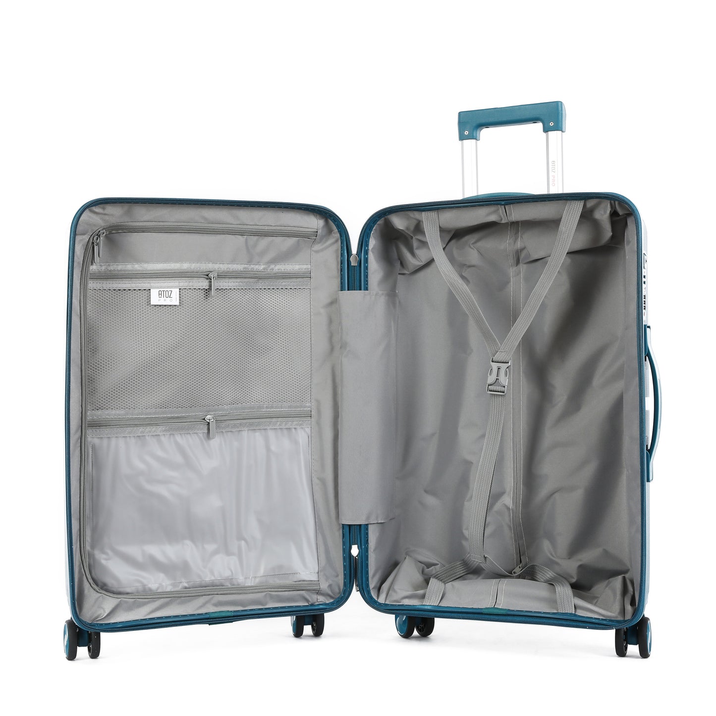 A To Z Pro Brujas Reiskoffer Binnenkant Blauw