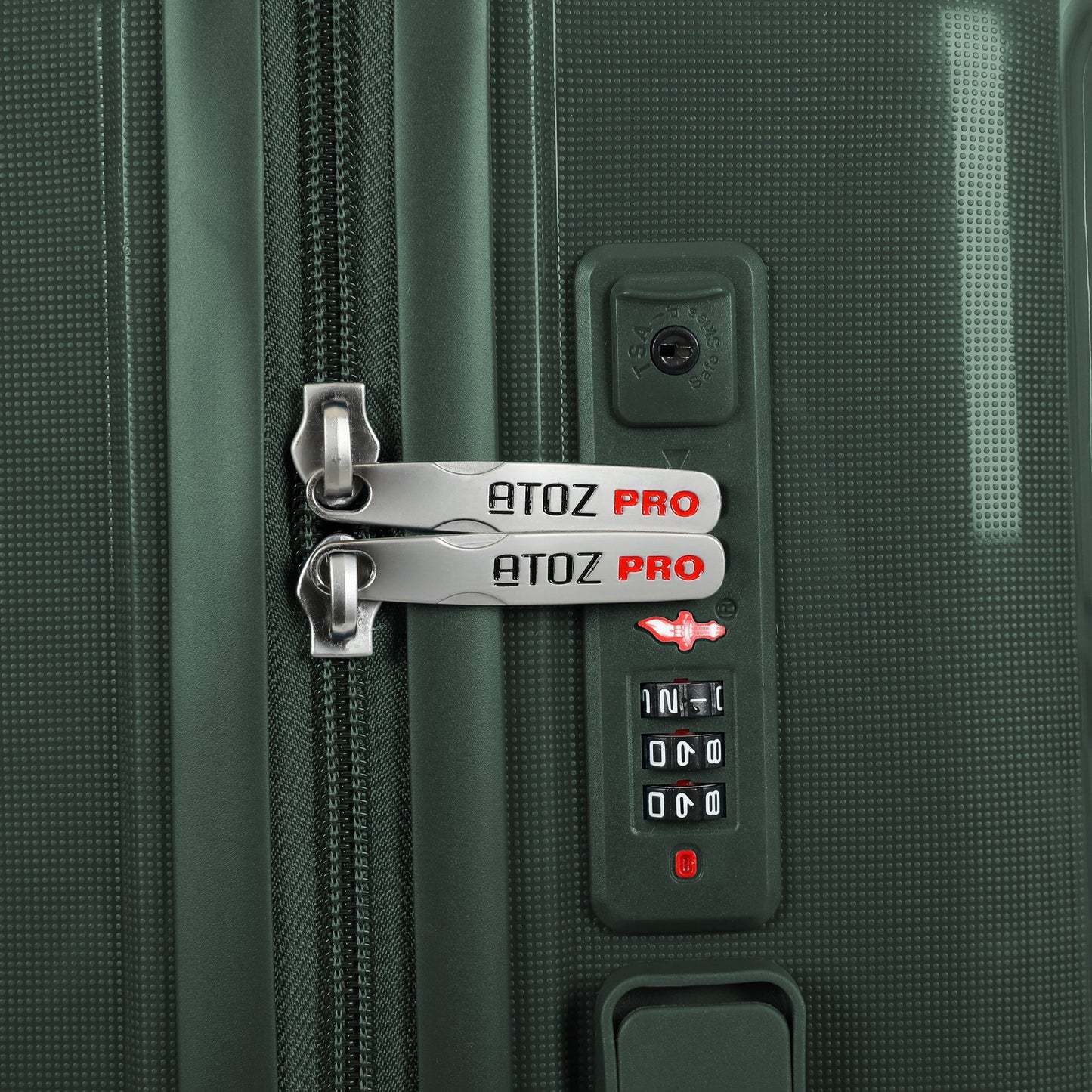 A To Z Pro Brujas Reiskoffer TSA Slot Donker groen