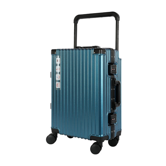 A To Z Pro Cabilux Handbagage 55cm Aluminium Blauw Schuin