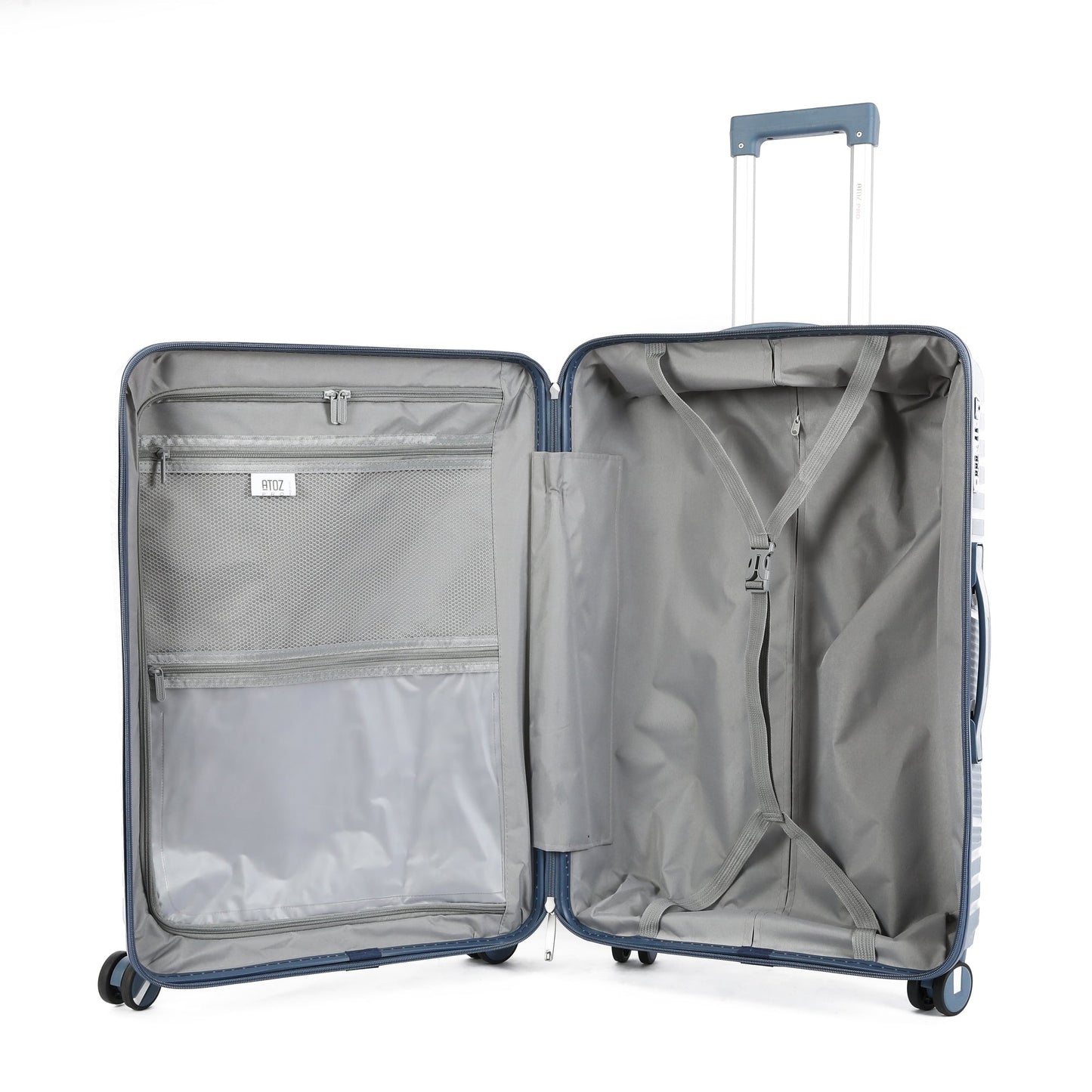 A To Z Pro Gante Reiskoffer Binnenkant Licht blauw