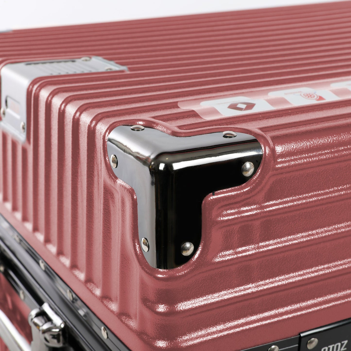 A To Z Pro Safralu Reiskoffer Aluminium Hoeken Roze