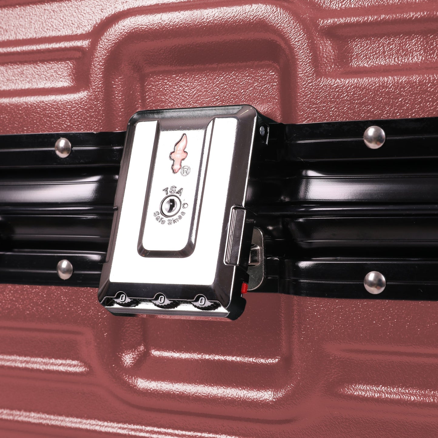 A To Z Pro Safralu Reiskoffer Aluminium TSA Slot Roze