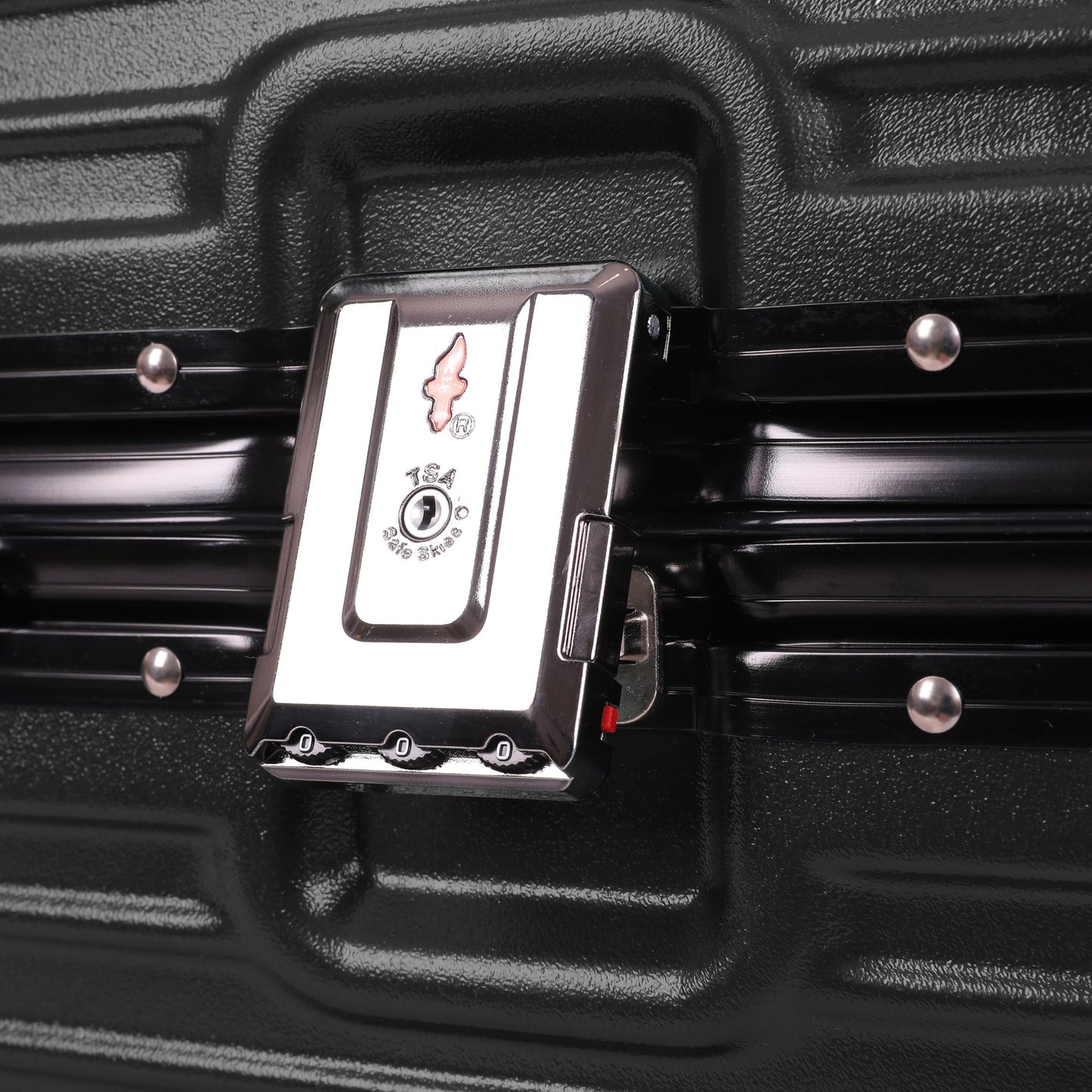 A To Z Pro Safralu Reiskoffer Aluminium TSA Slot Zwart