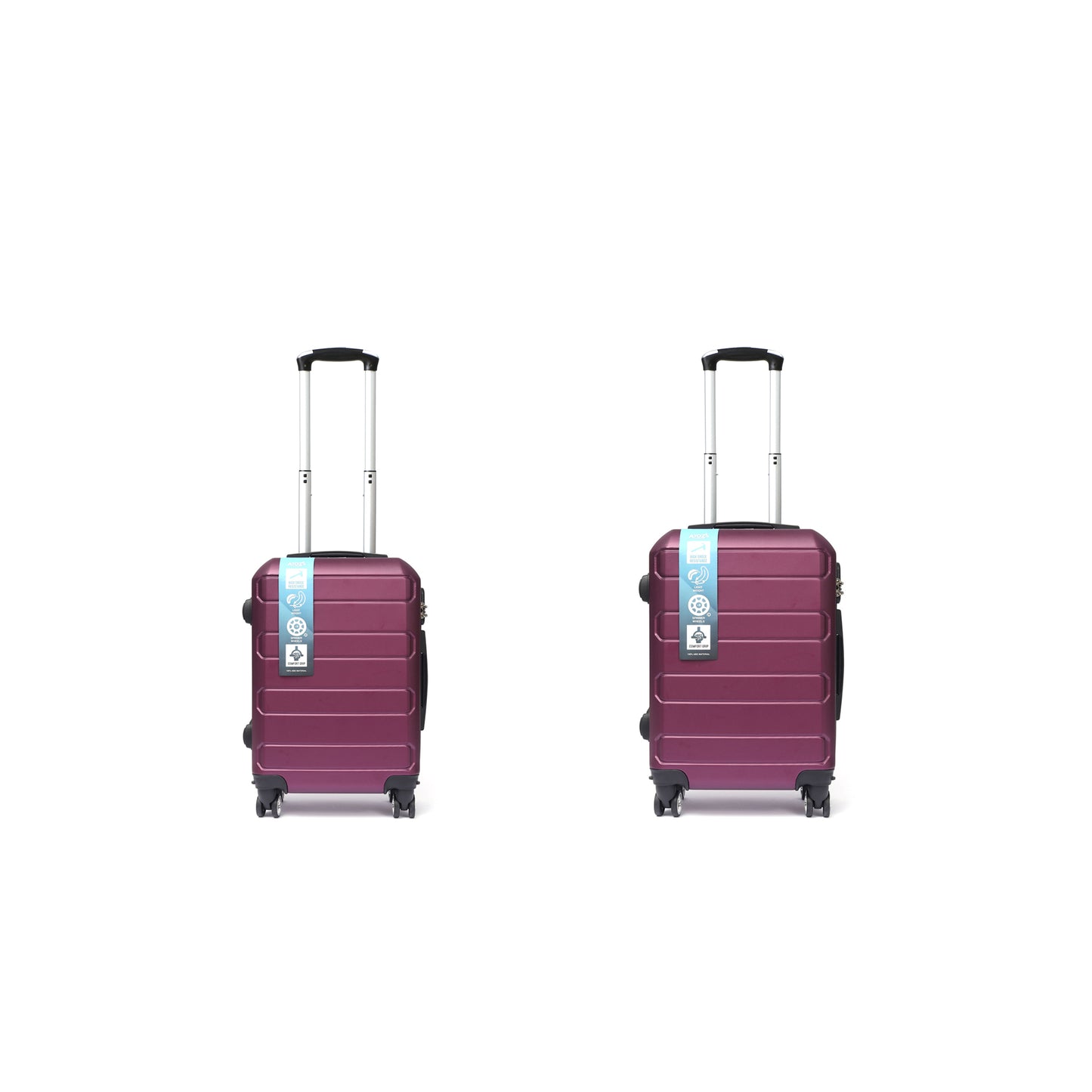 A To Z Traveller AeroTrav Handbagage set 2-delig Bordeaux rood