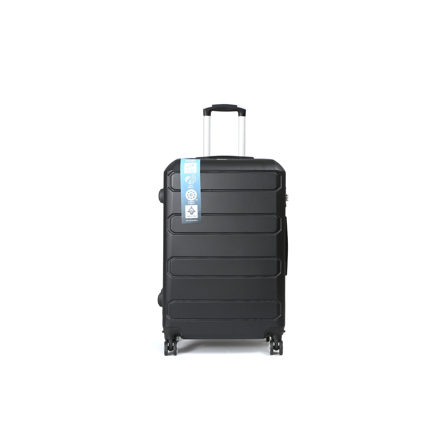 AeroTrav Reiskoffer 70cm ABS met TSA Zwart