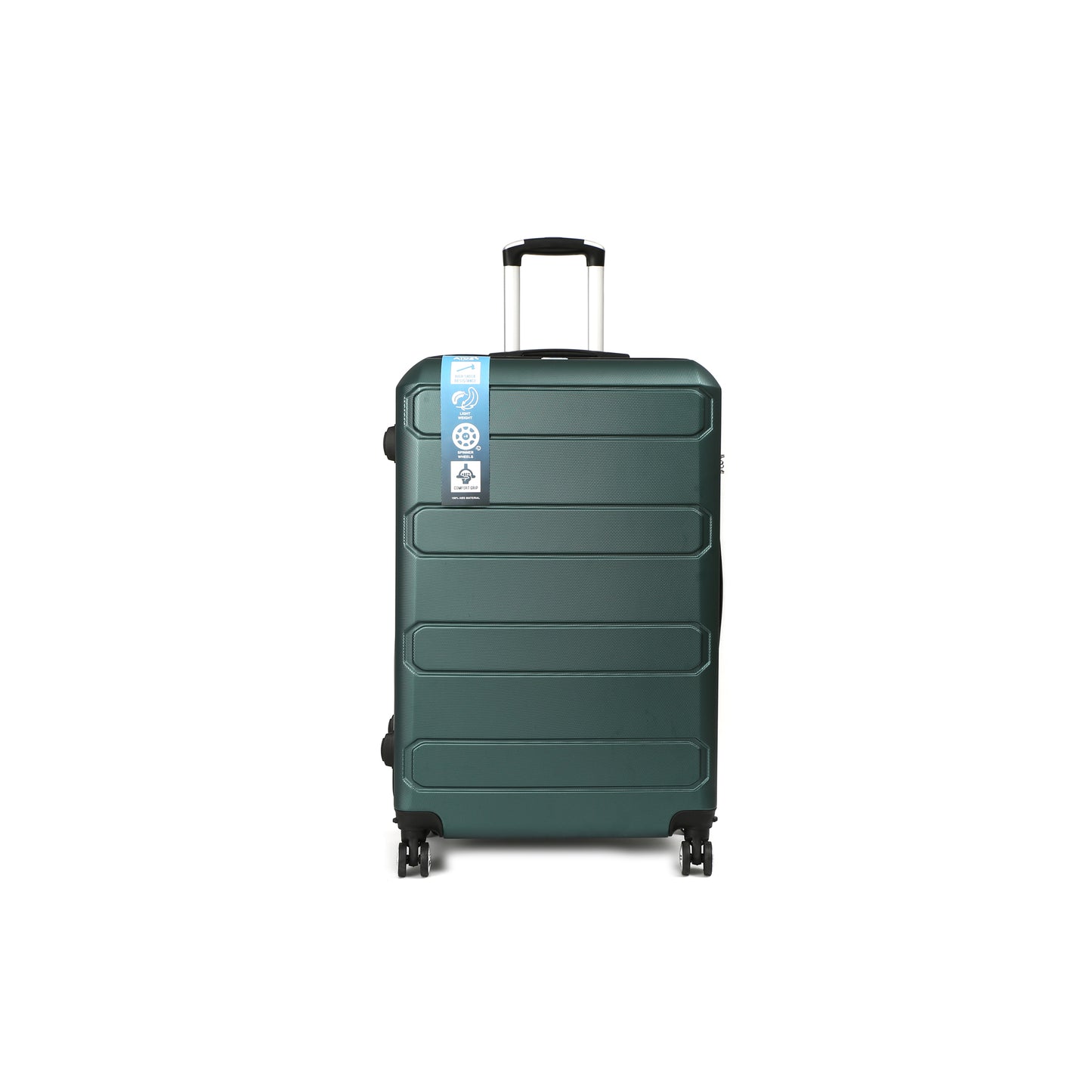 AeroTrav Reiskoffer 78cm ABS met TSA Donker groen