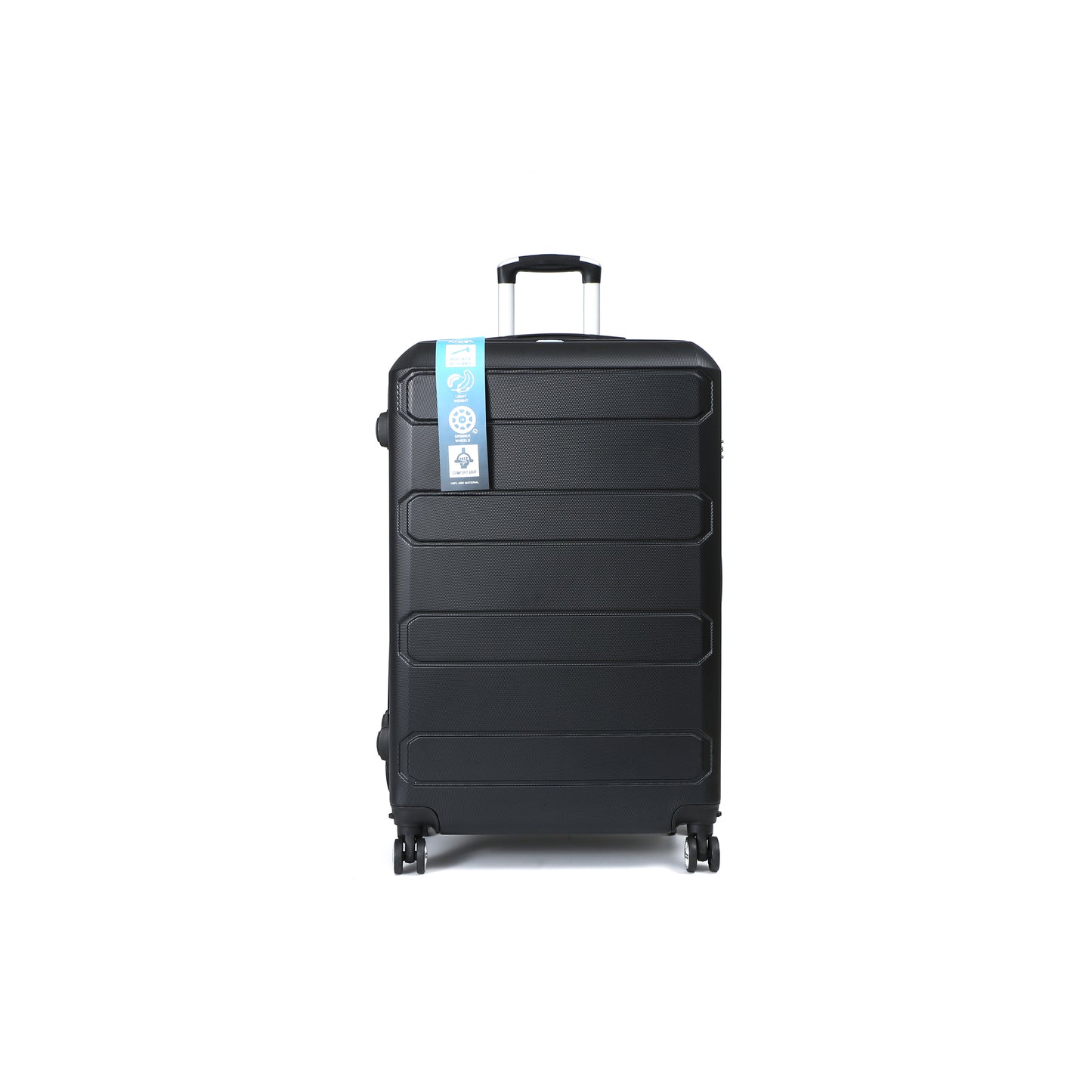 AeroTrav Reiskoffer 78cm ABS met TSA Zwart