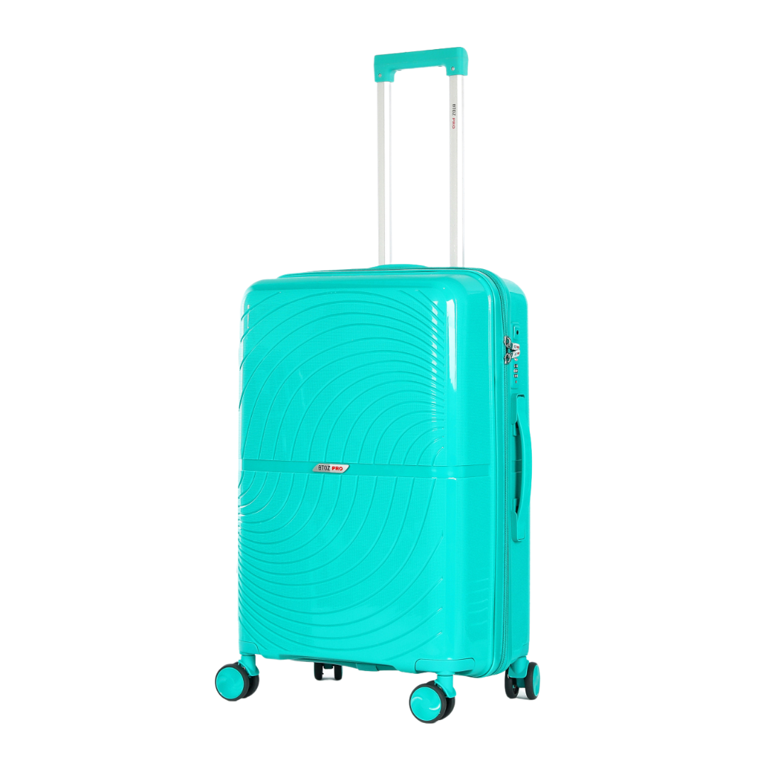 Brujas Reiskoffer 65cm Turquoise Schuin