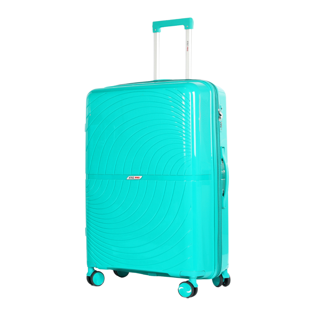 Brujas Reiskoffer 75cm Turquoise Schuin