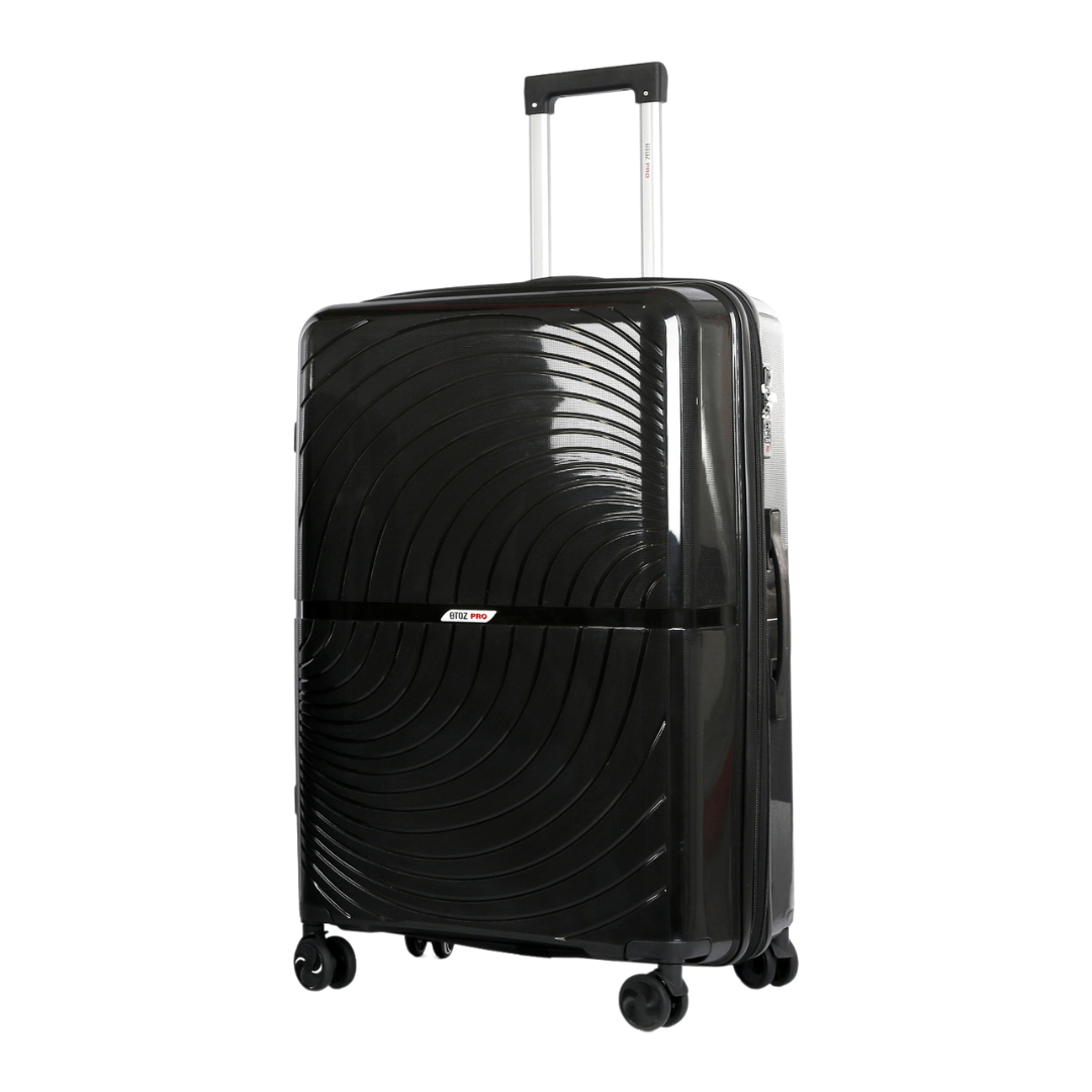 Brujas Reiskoffer 75cm Zwart Schuin