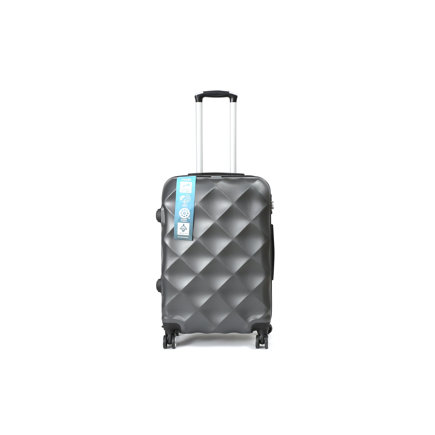FlexiTrav Reiskoffer 65cm ABS met TSA Grijs