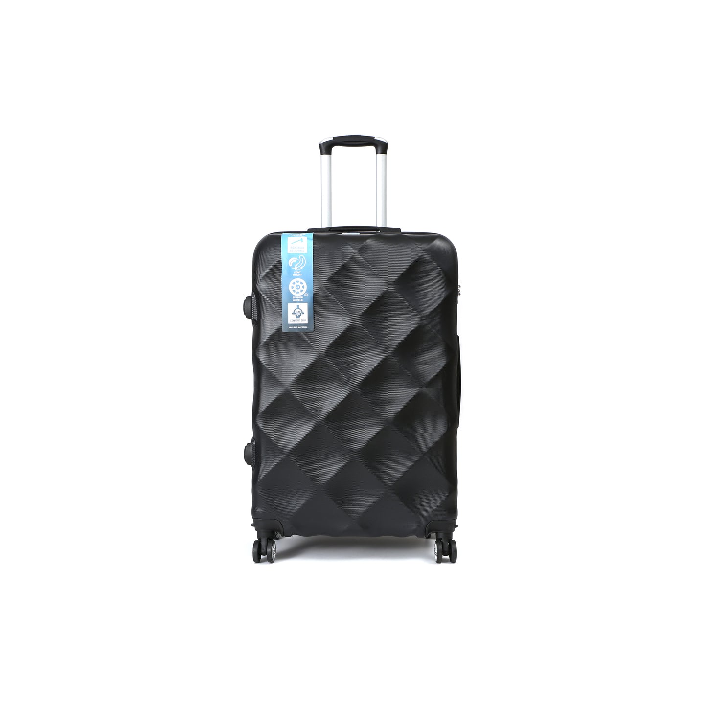 FlexiTrav Reiskoffer 75cm ABS met TSA Zwart