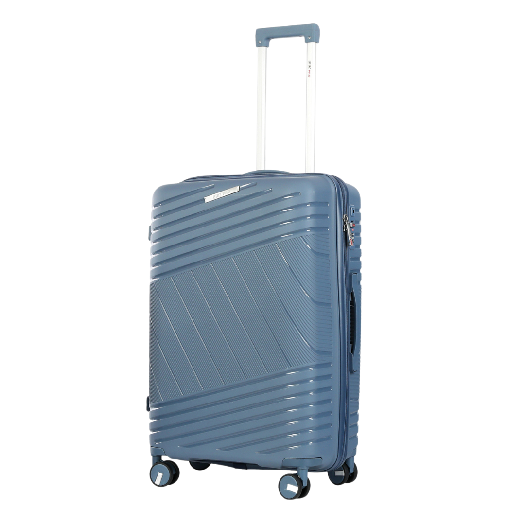Gante Reiskoffer 71cm Blauw schuin