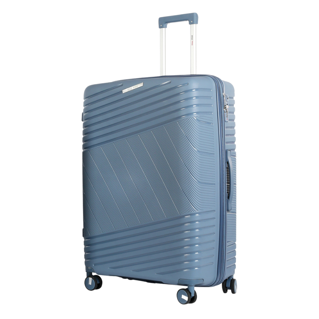 Gante Reiskoffer 81cm Blauw schuin