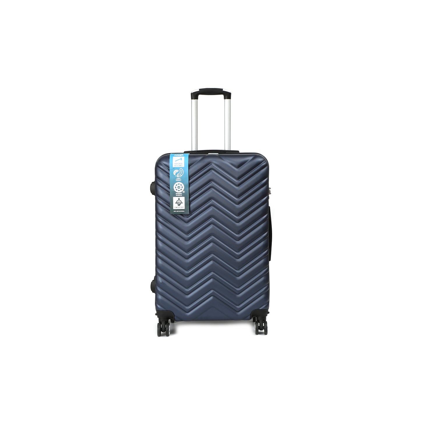 QualiTrav Reiskoffer 70cm ABS met TSA Marine blauw