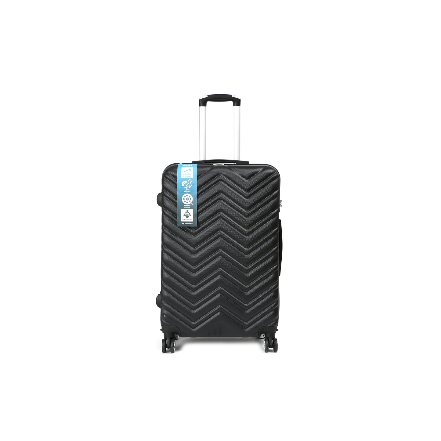 QualiTrav Reiskoffer 70cm ABS met TSA Zwart