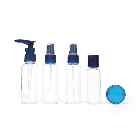 Navulbare Reisflesjes set