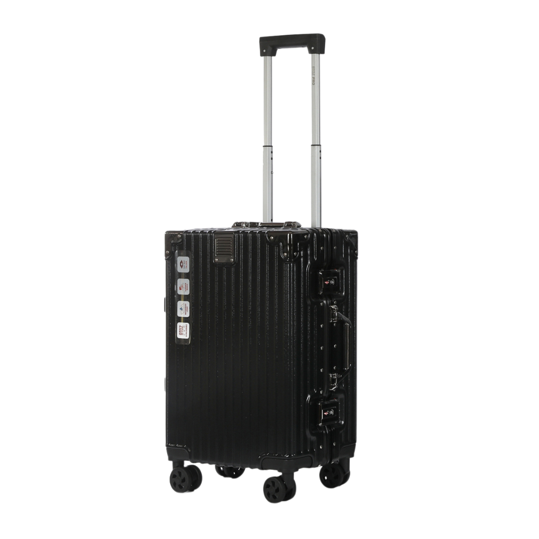 Safralu Handbagage 55cm Zwart Schuin