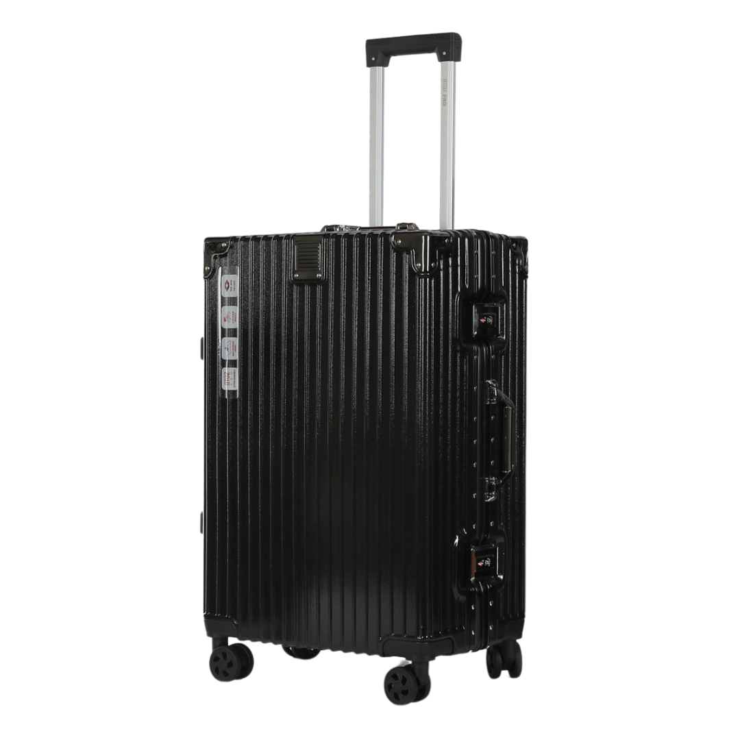 Safralu Reiskoffer 67cm Zwart Schuin