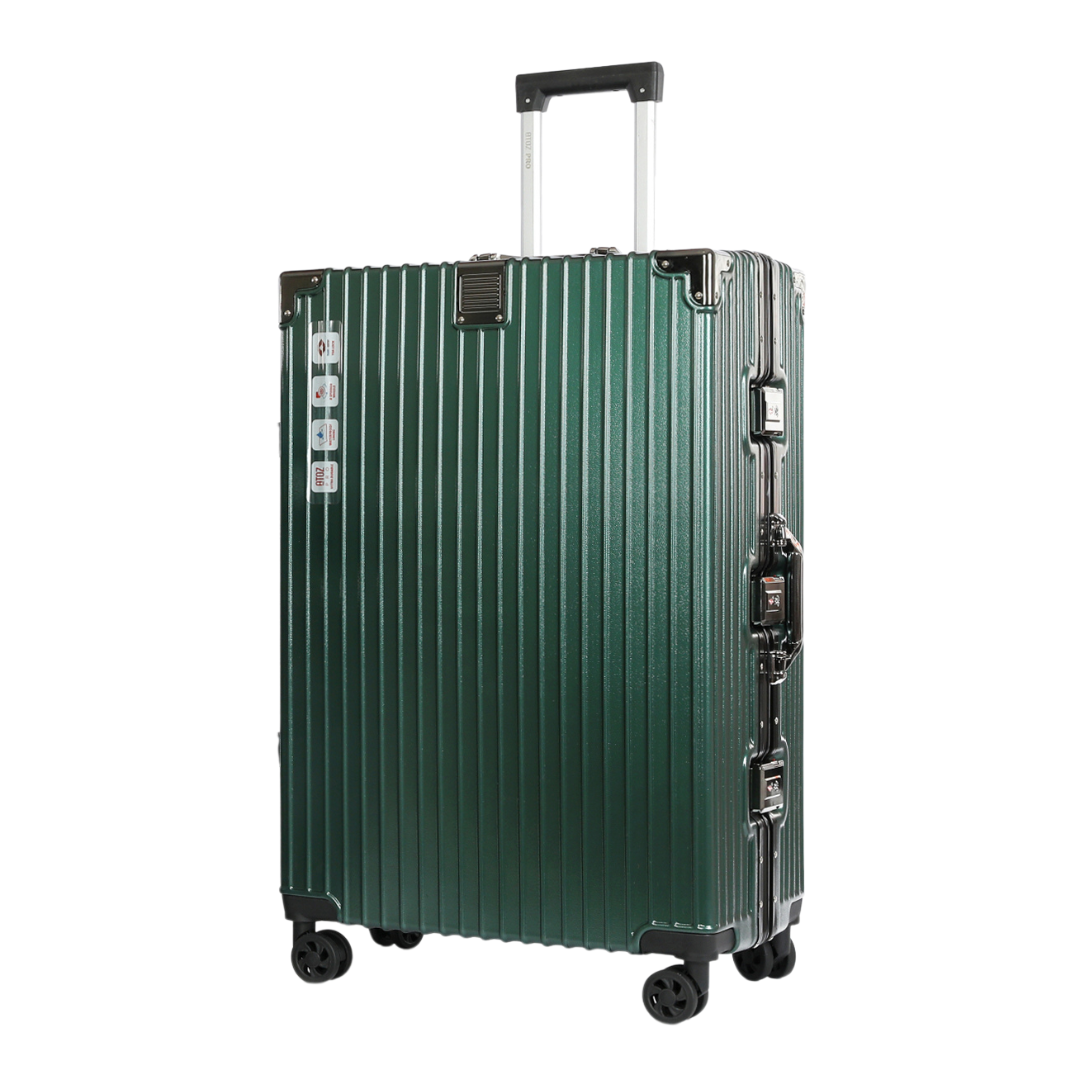 Safralu Reiskoffer 77cm Donker groen Schuin