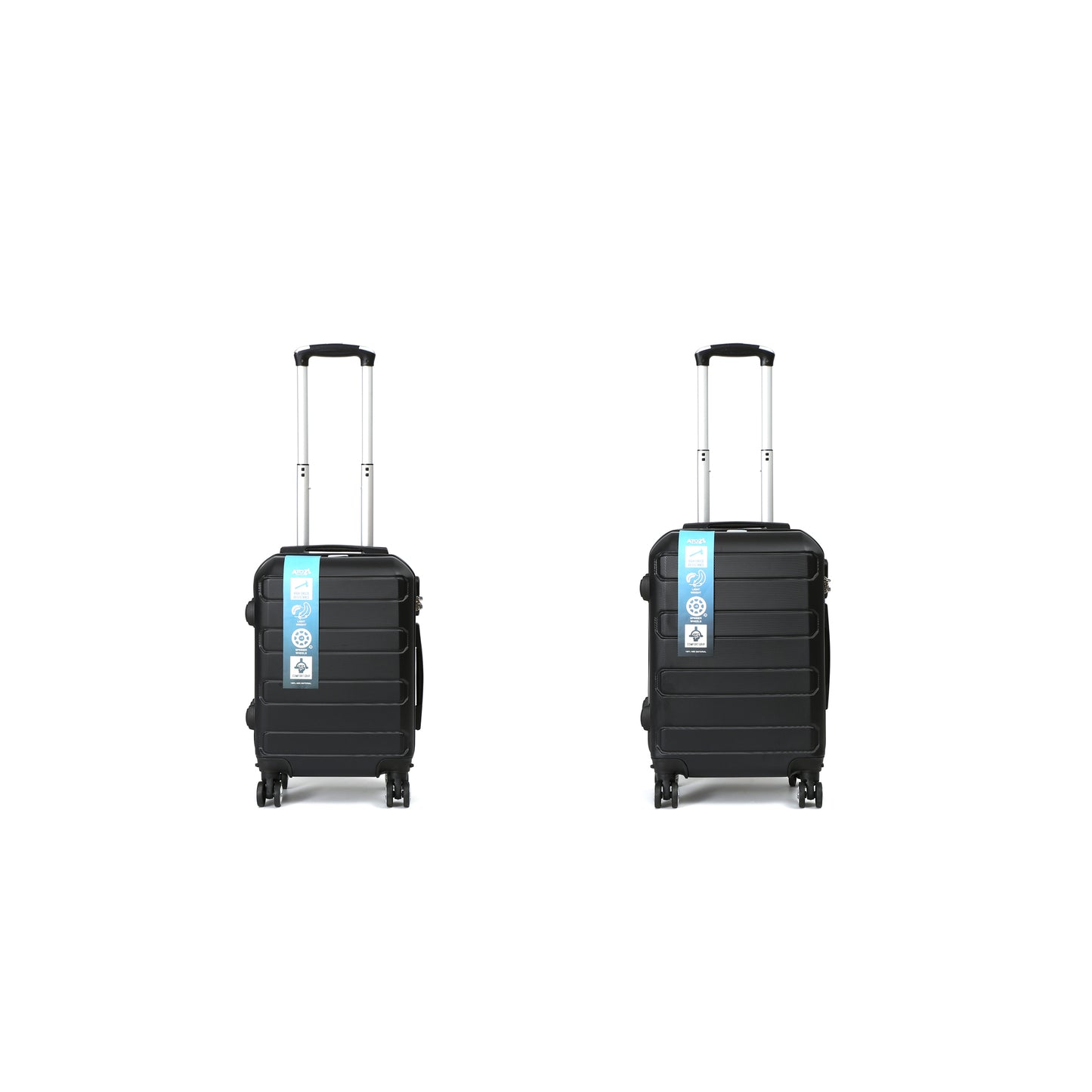A To Z Traveller AeroTrav Handbagage set 2-delig Zwart