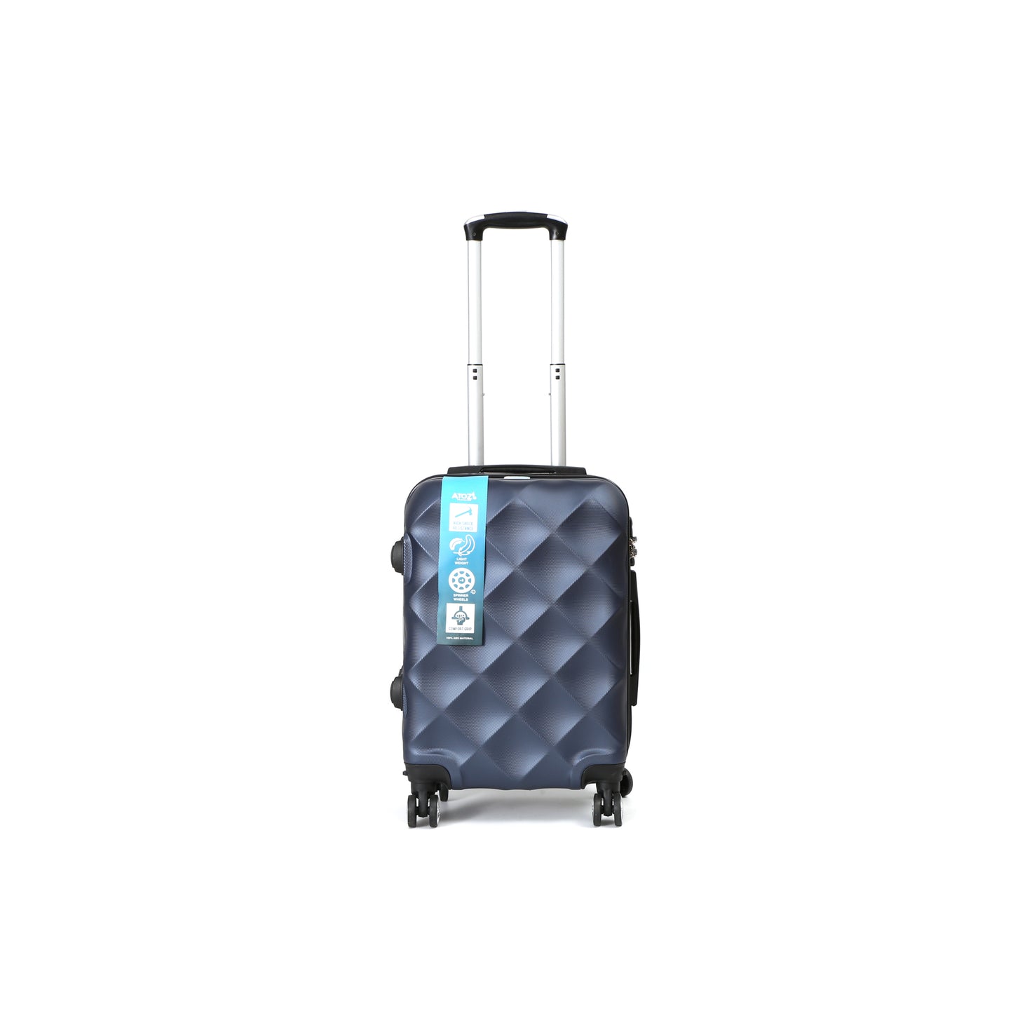 FlexiTrav Handbagage 55cm ABS met TSA Marine blauw